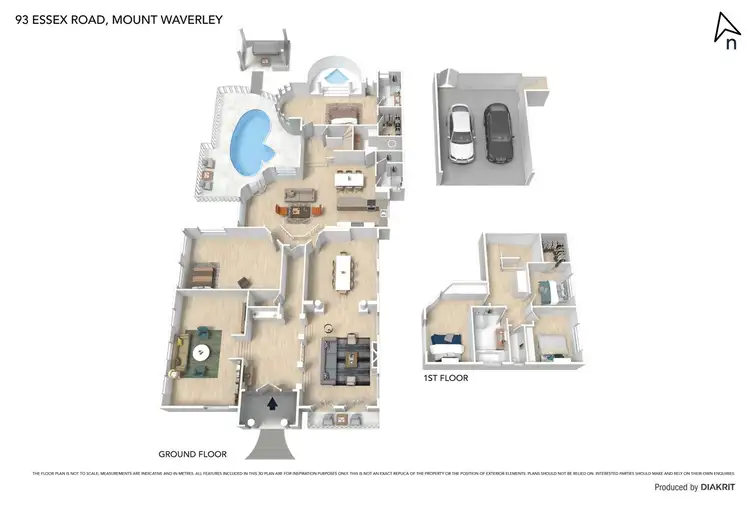 Floorplan of Homely house listing, 93 Essex Road, Mount Waverley VIC 3149