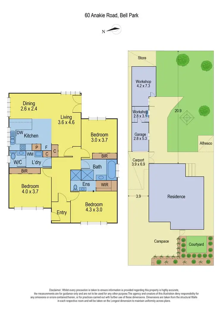 Floorplan of Homely house listing, 60 Anakie Road, Bell Park VIC 3215