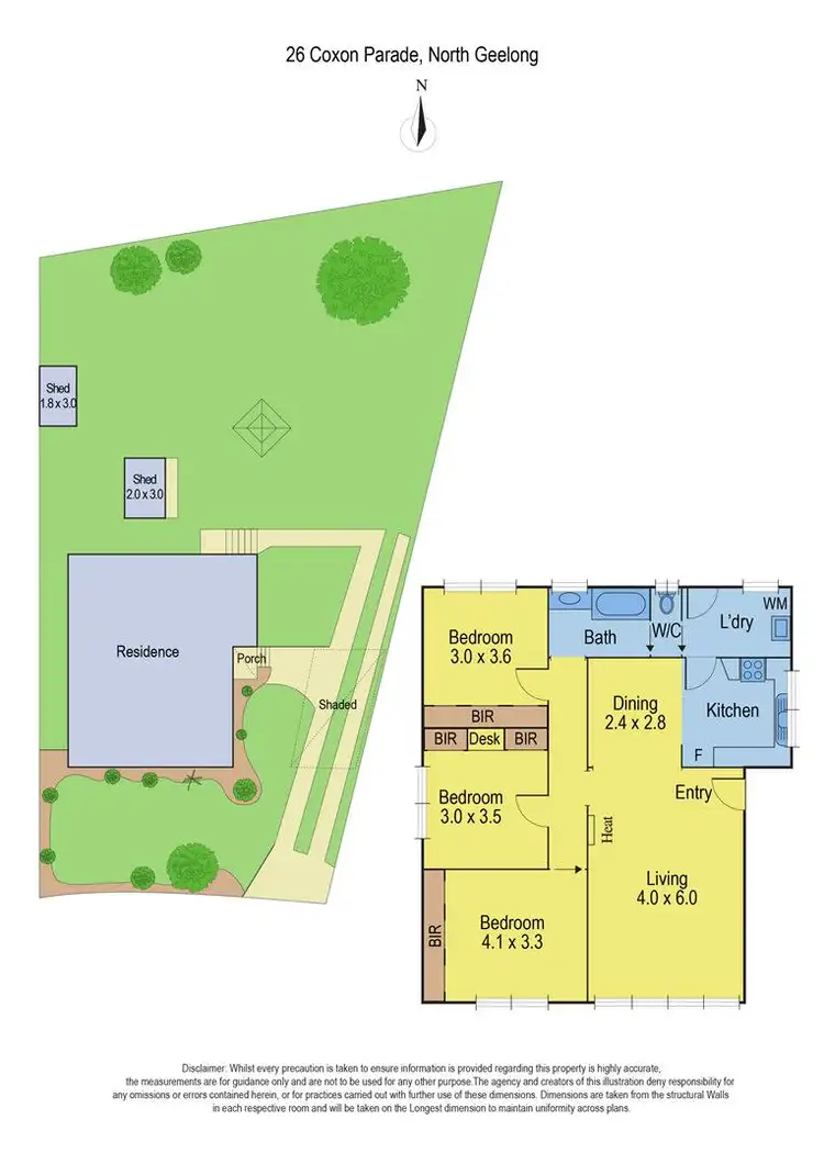 Floorplan of Homely house listing, 26 Coxon Parade, North Geelong VIC 3215