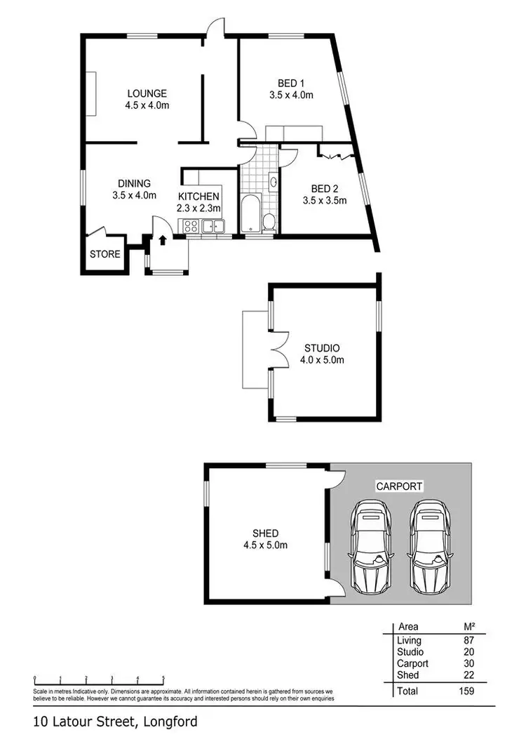 Floorplan of Homely house listing, 10 Latour Street, Longford TAS 7301