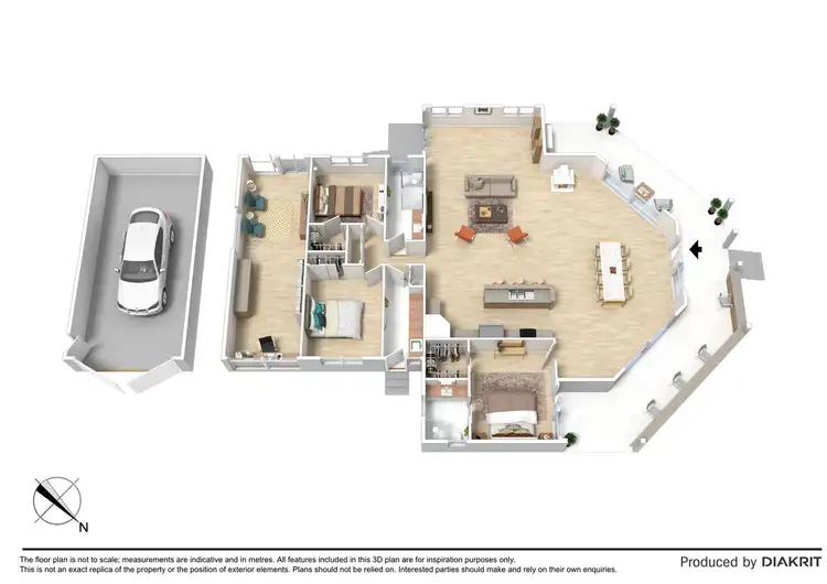 Floorplan of Homely house listing, 669 Piries Goughs Bay Rd, Goughs Bay VIC 3723