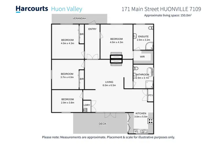 Floorplan of Homely house listing, 171 Main Street, Huonville TAS 7109