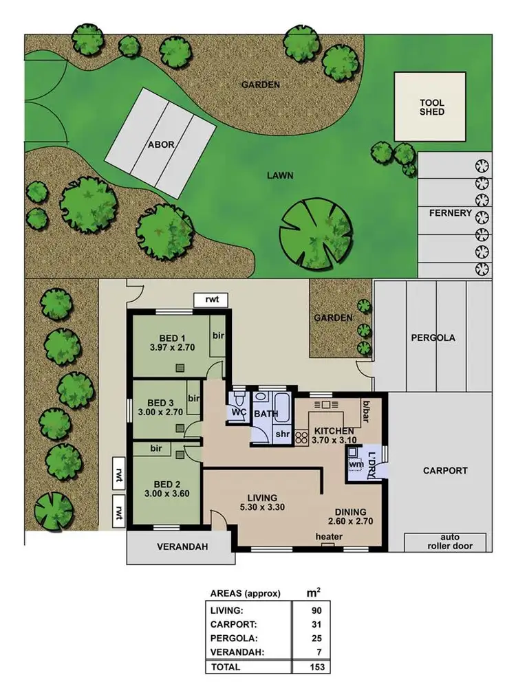 Floorplan of Homely house listing, 2 Rochester Street, Morphett Vale SA 5162