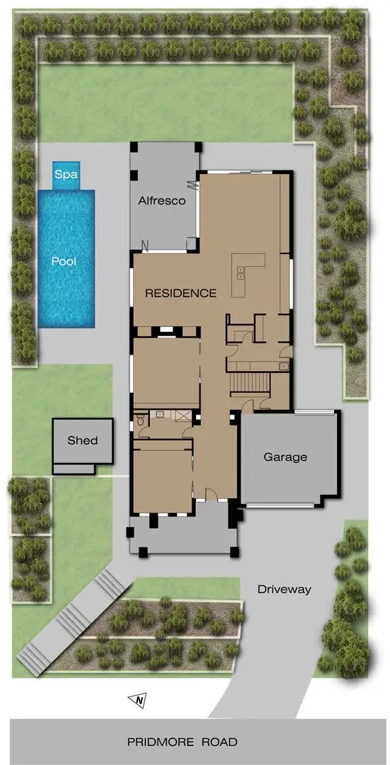 Floorplan of Homely house listing, 30 Pridmore Road, Glen Osmond SA 5064