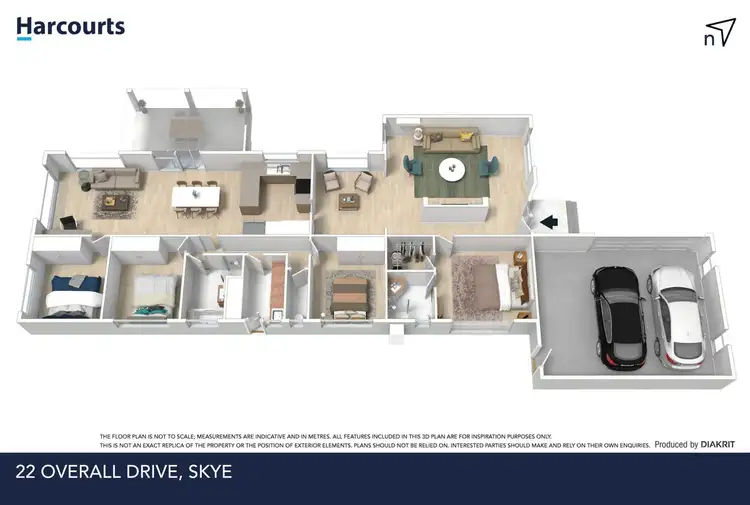 Floorplan of Homely house listing, 22 Overall Drive, Skye VIC 3977