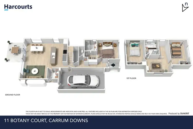 Floorplan of Homely unit listing, 11 Botany Drive, Carrum Downs VIC 3201