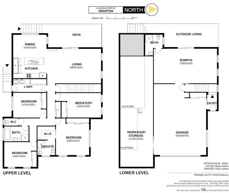 Floorplan of Homely house listing, 4 Akamas Drive, Granton TAS 7030