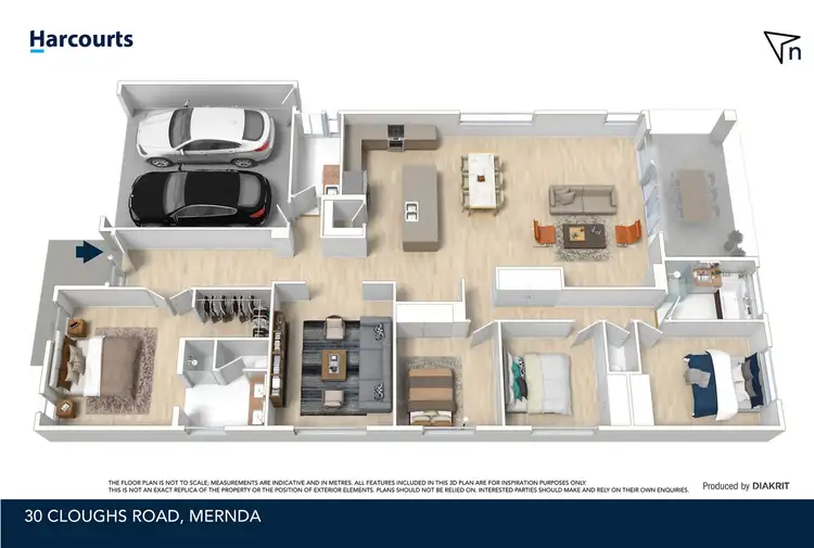 Floorplan of Homely house listing, 30 Cloughs Road, Mernda VIC 3754