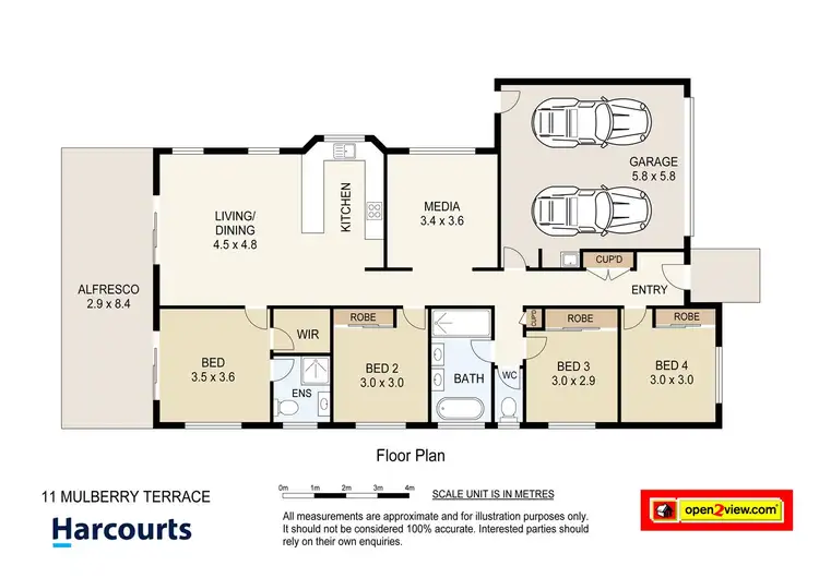 Floorplan of Homely house listing, 11 Mulberry Terrace, Pimpama QLD 4209