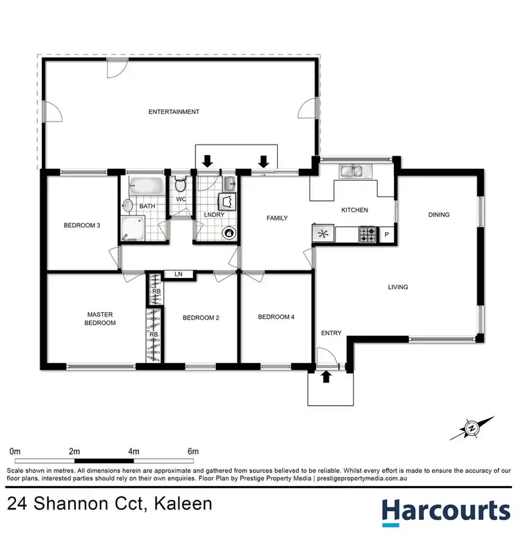 Floorplan of Homely house listing, 24 Shannon Circuit, Kaleen ACT 2617