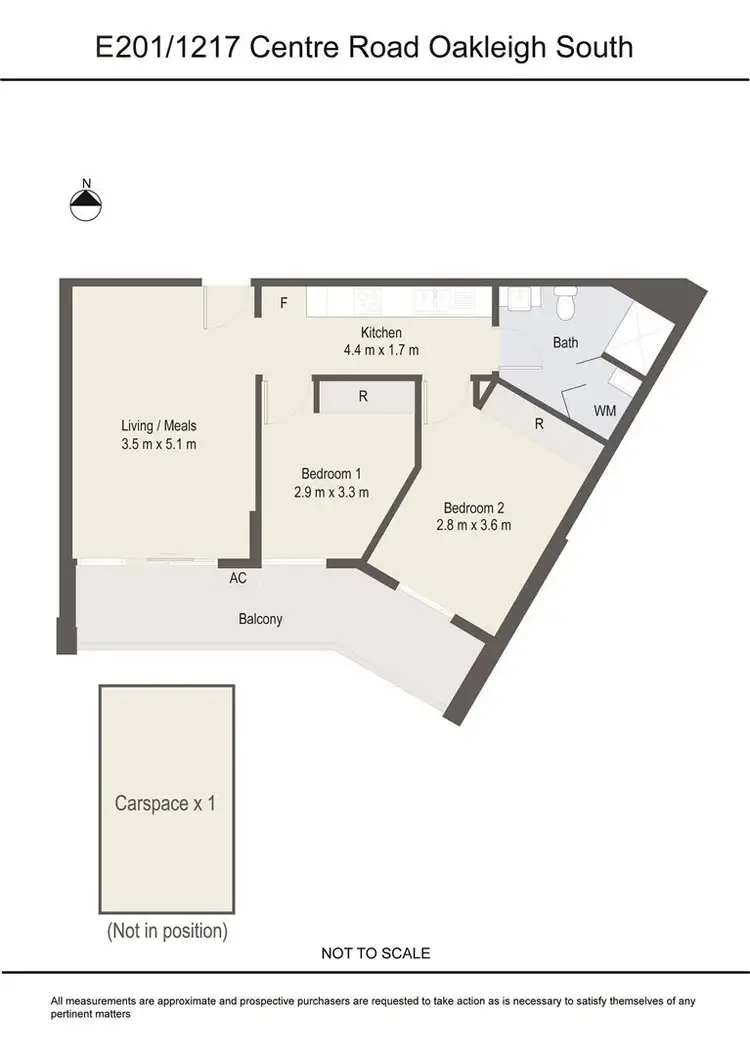 Floorplan of Homely apartment listing, 232/1213-1217 Centre Road, Oakleigh South VIC 3167