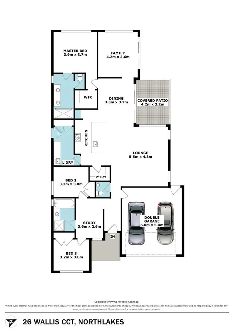 Floorplan of Homely house listing, 26 Wallis cct, North Lakes QLD 4509