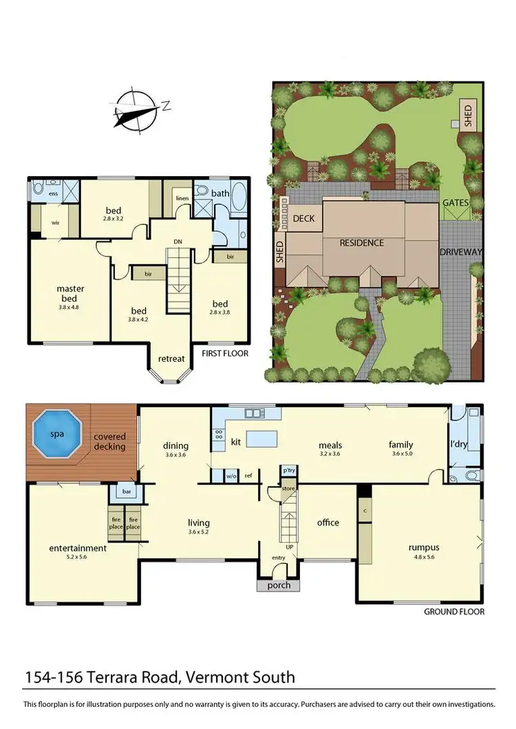 Floorplan of Homely house listing, 154-156 Terrara Road, Vermont South VIC 3133