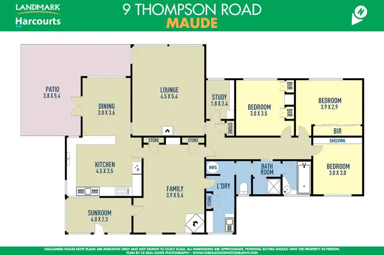 Floorplan of Homely house listing, 9 Thompson Road, Maude VIC 3331