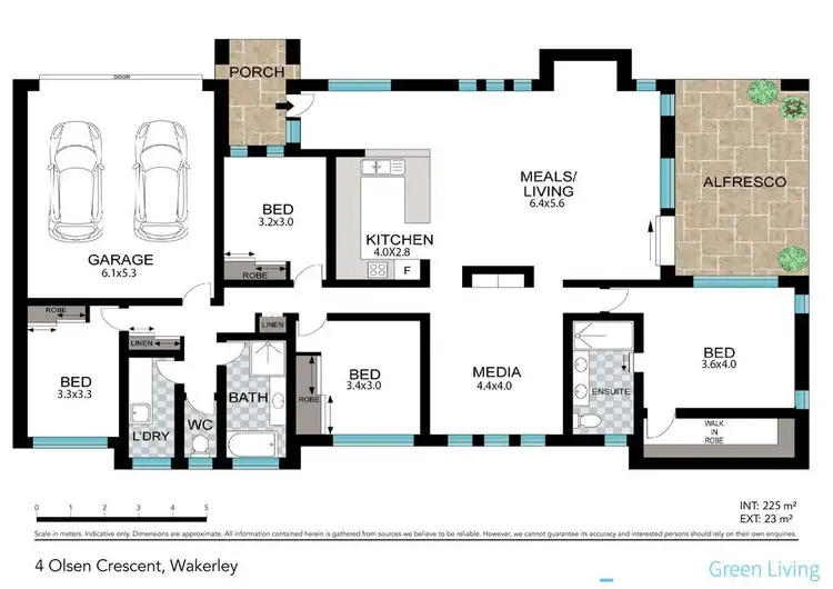 Floorplan of Homely house listing, 4 Olsen Crescent, Wakerley QLD 4154