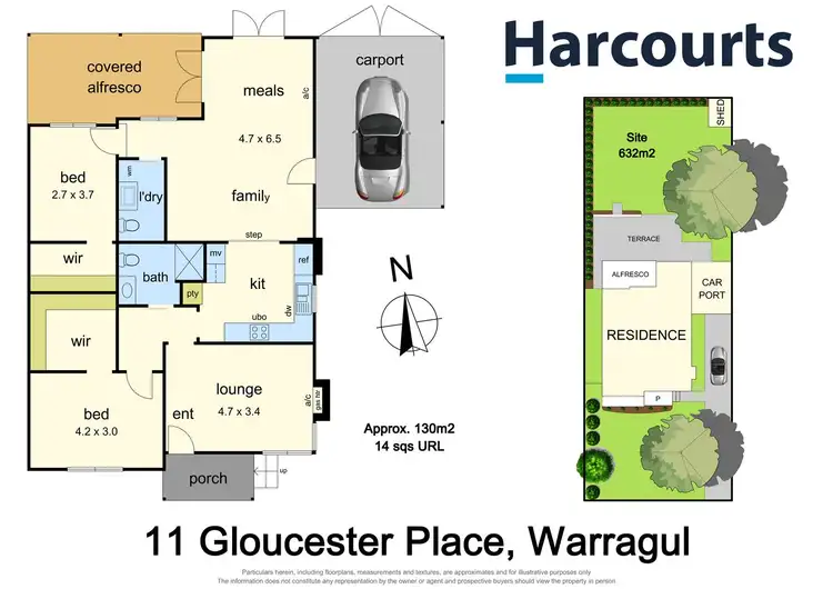 Floorplan of Homely house listing, 11 Gloucester Place, Warragul VIC 3820