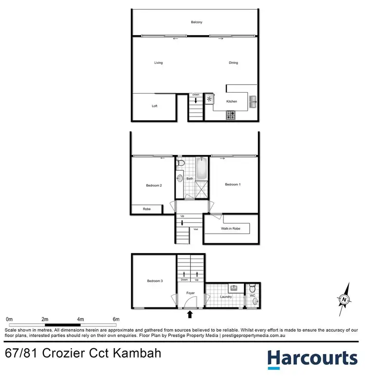 Floorplan of Homely house listing, 67/81 Crozier Circuit, Kambah ACT 2902