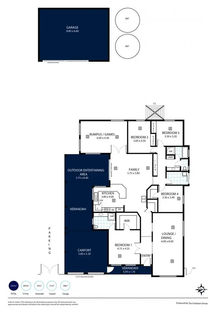 Floorplan of Homely house listing, 18 Katherine Drive, Normanville SA 5204
