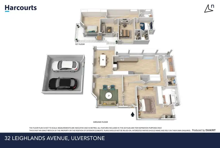 Floorplan of Homely house listing, 32 Leighlands Avenue, Ulverstone TAS 7315