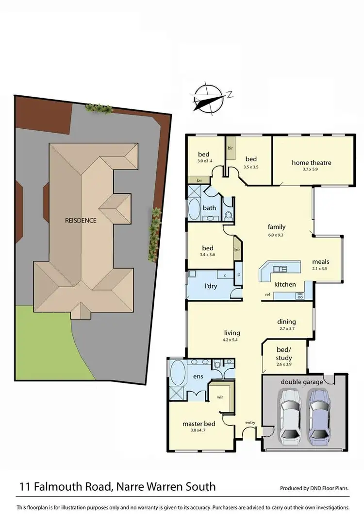 Floorplan of Homely house listing, 11 Falmouth Rd, Narre Warren South VIC 3805