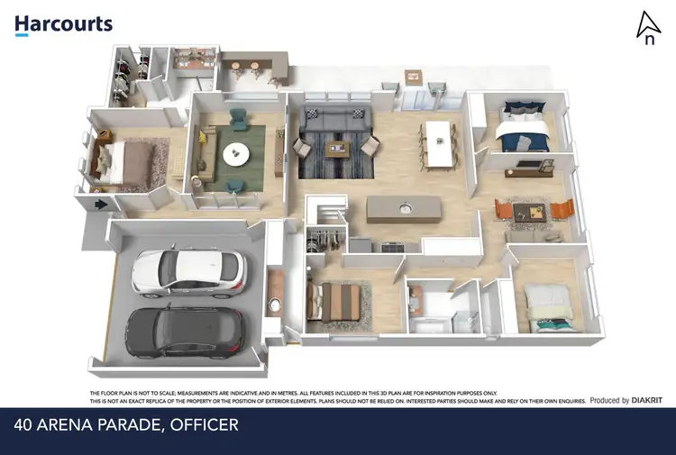 Floorplan of Homely house listing, 40 Arena Parade, Officer VIC 3809