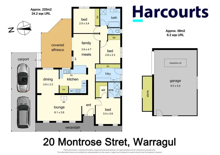Floorplan of Homely house listing, 20 Montrose Street, Warragul VIC 3820