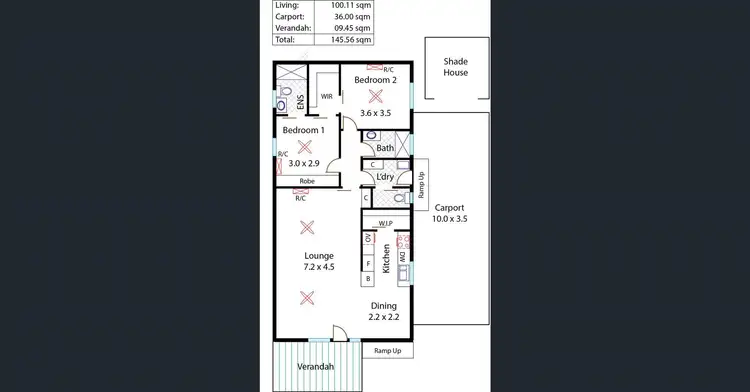 Floorplan of Homely retirement listing, . Oasis Grove, Hillier SA 5116