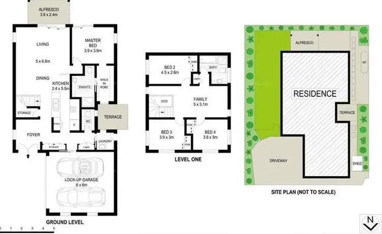 Floorplan of Homely house listing, 57 Moss Road, Wakerley QLD 4154