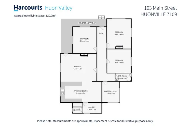 Floorplan of Homely house listing, 103 Main Street, Huonville TAS 7109
