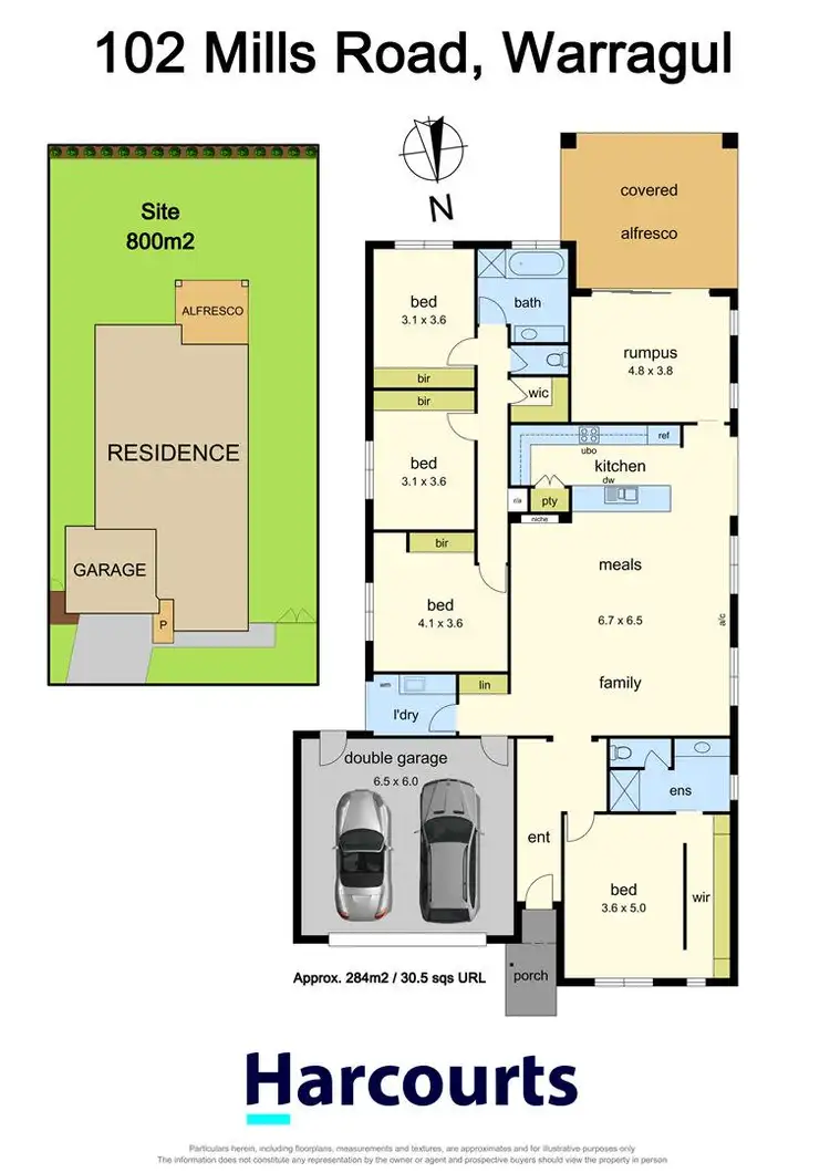 Floorplan of Homely house listing, 102 Mills Road, Warragul VIC 3820