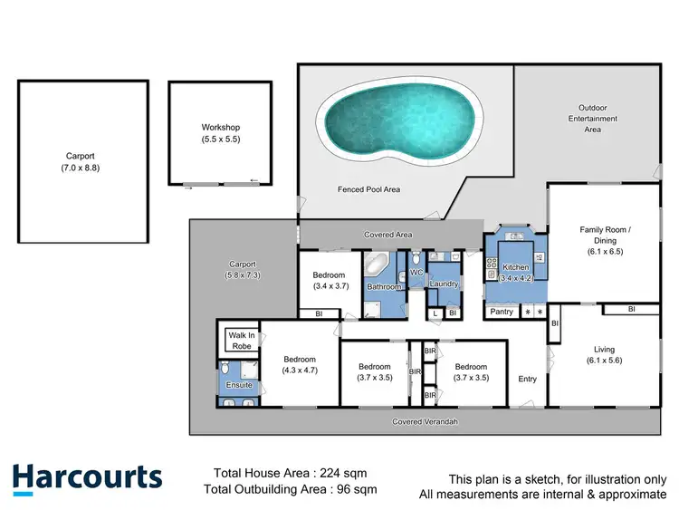 Floorplan of Homely rural property listing, 1880 Channel Highway, Margate TAS 7054