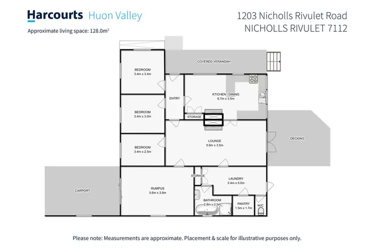 Floorplan of Homely house listing, 1203 Nicholls Rivulet Road, Nicholls Rivulet TAS 7112