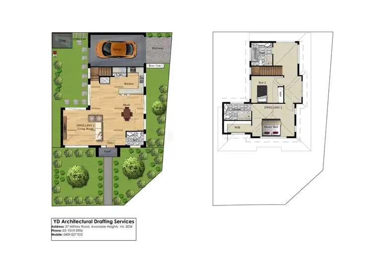 Floorplan of Homely townhouse listing, 2/182 Mill Park Drive, Mill Park VIC 3082