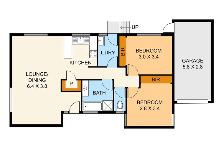 Floorplan of Homely unit listing, 1/11 Butlers Road, Ferntree Gully VIC 3156