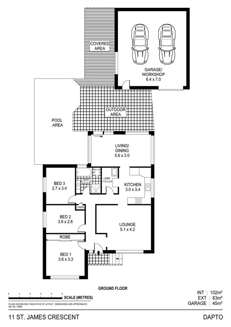 Floorplan of Homely house listing, 11 St James Crescent, Dapto NSW 2530