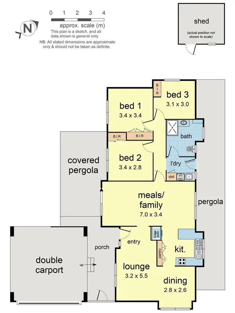 Floorplan of Homely house listing, 4 Croydon Hills Drive, Croydon Hills VIC 3136