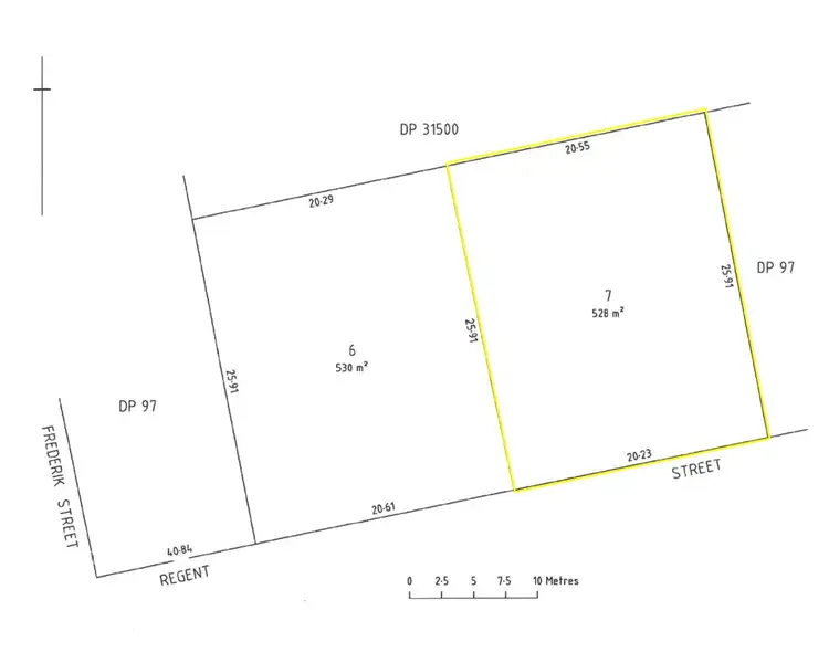 Floorplan of Homely land listing, 4 Regent Street, Port Elliot SA 5212