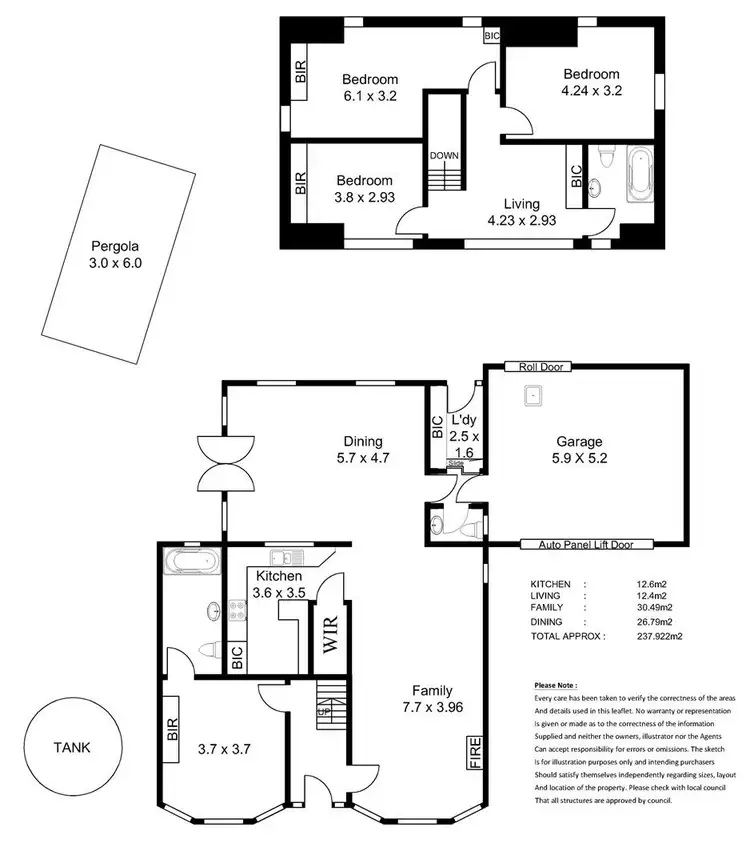 Floorplan of Homely house listing, 12 Ti-Tree Road, Stirling SA 5152