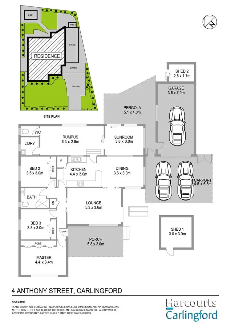Floorplan of Homely house listing, 4 Anthony Street, Carlingford NSW 2118