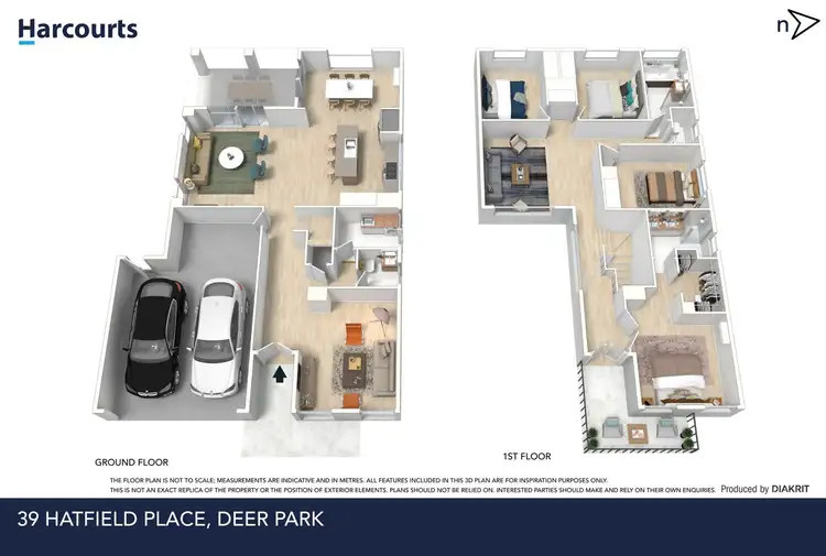 Floorplan of Homely house listing, 39 Hatfield Place, Deer Park VIC 3023