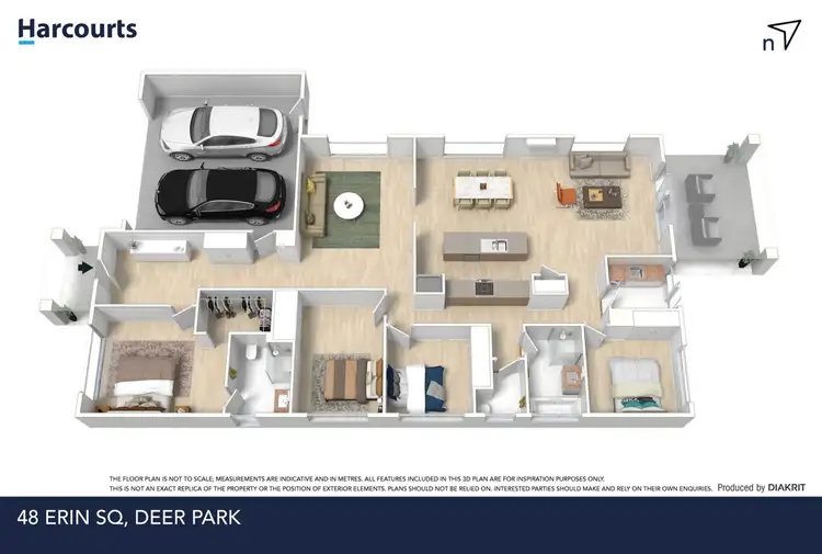 Floorplan of Homely house listing, 48 Erin Square, Deer Park VIC 3023