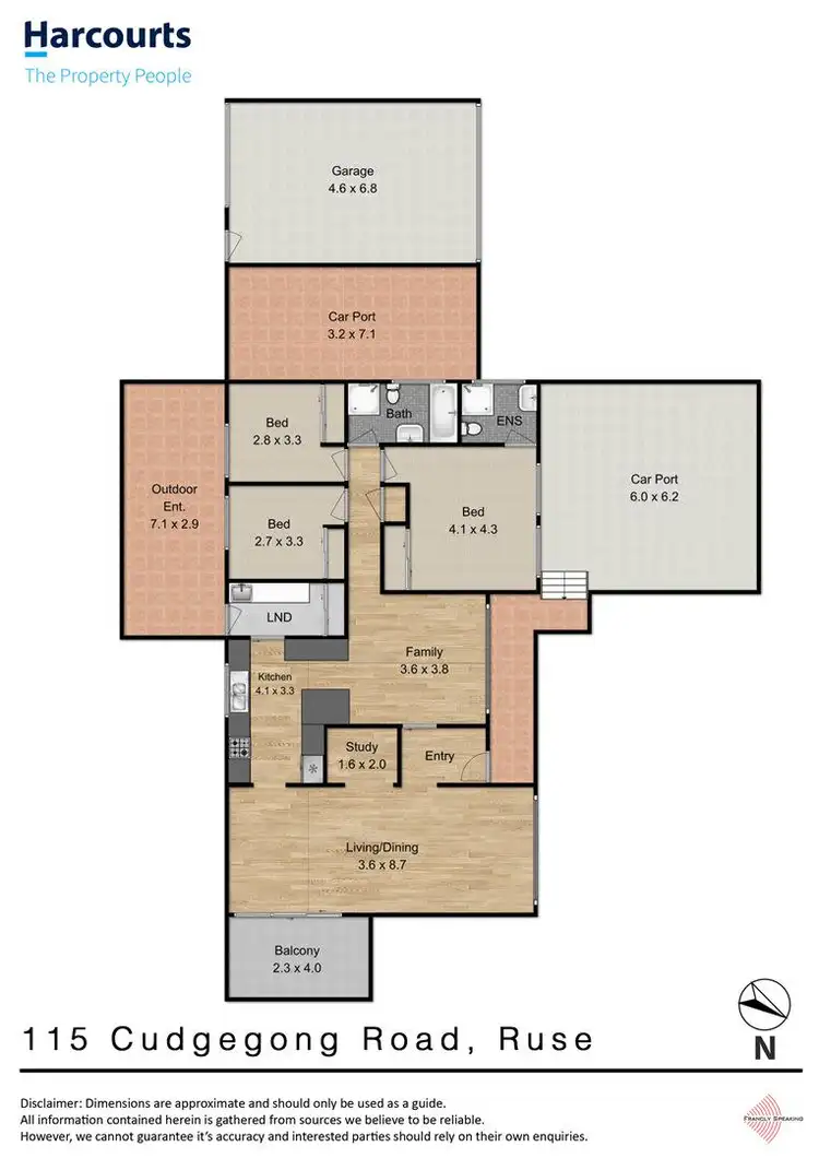 Floorplan of Homely house listing, 115 Cudgegong Road, Ruse NSW 2560