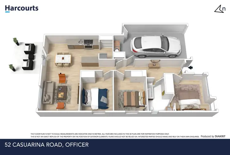 Floorplan of Homely house listing, 52 Casuarina Road, Officer VIC 3809