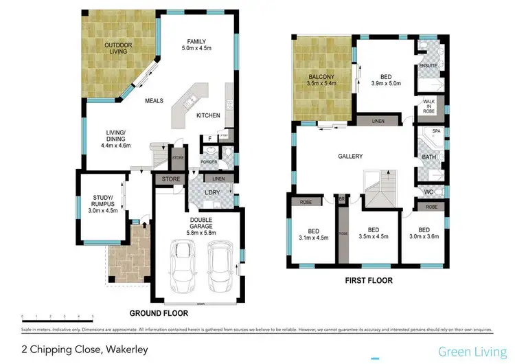 Floorplan of Homely house listing, 2 Chipping Close, Wakerley QLD 4154