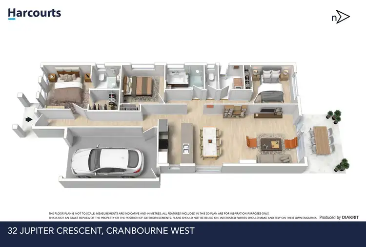 Floorplan of Homely house listing, 32 Jupiter Crescent, Cranbourne West VIC 3977