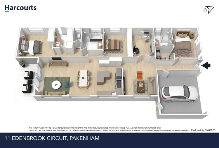 Floorplan of Homely house listing, 11 Edenbrook Circuit, Pakenham VIC 3810