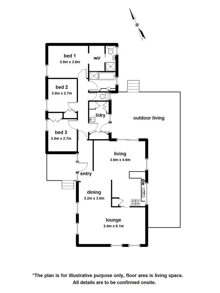 Floorplan of Homely house listing, 17 Mahon Crescent, Narre Warren VIC 3805