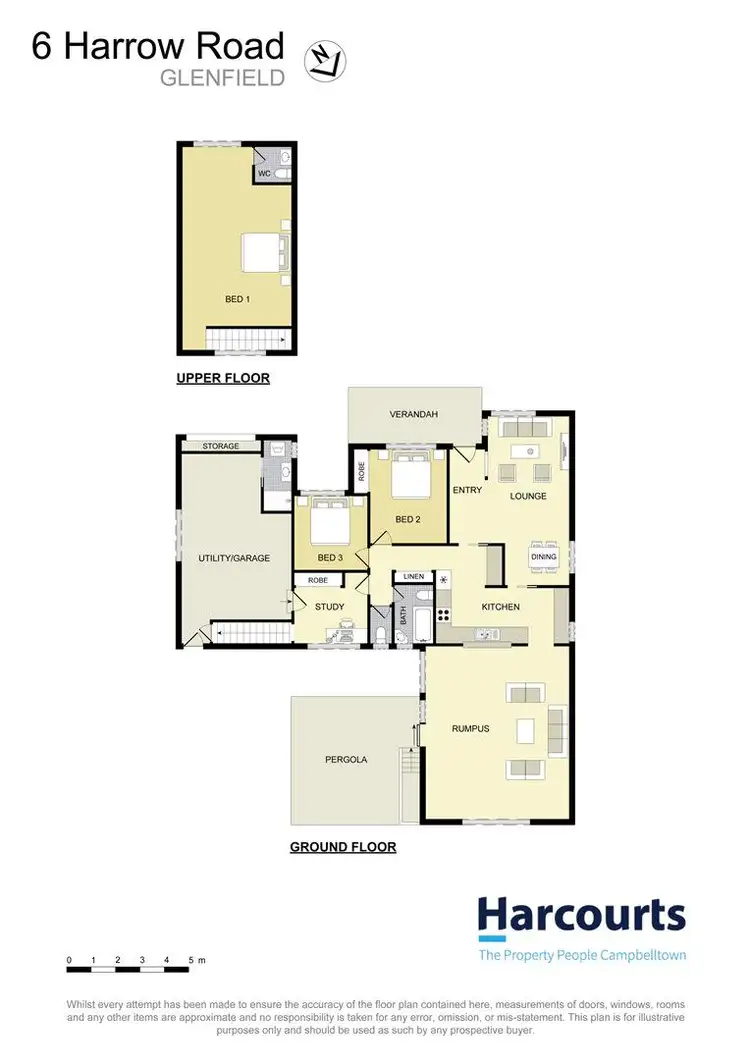 Floorplan of Homely house listing, 6 Harrow Road, Glenfield NSW 2167