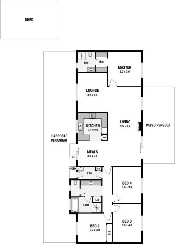 Floorplan of Homely house listing, 11 Janz Avenue, Goolwa North SA 5214