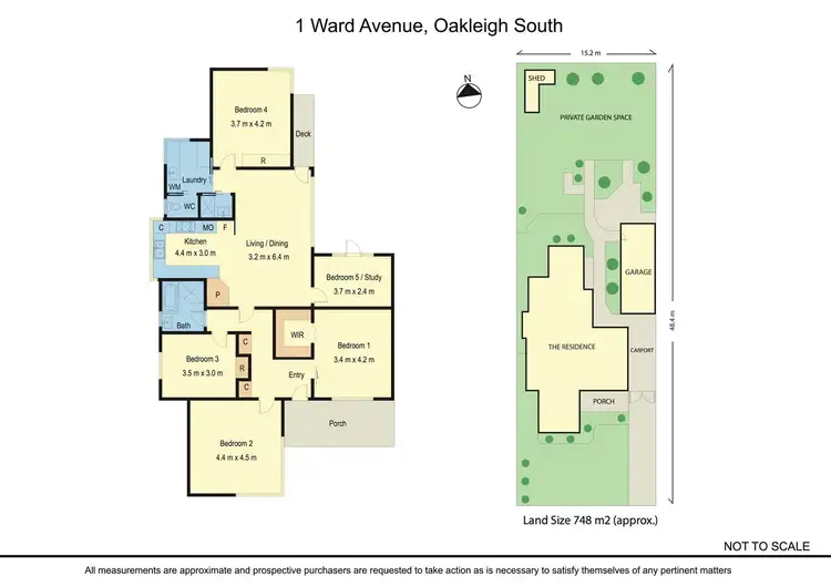 Floorplan of Homely house listing, 1 Ward Avenue, Oakleigh South VIC 3167